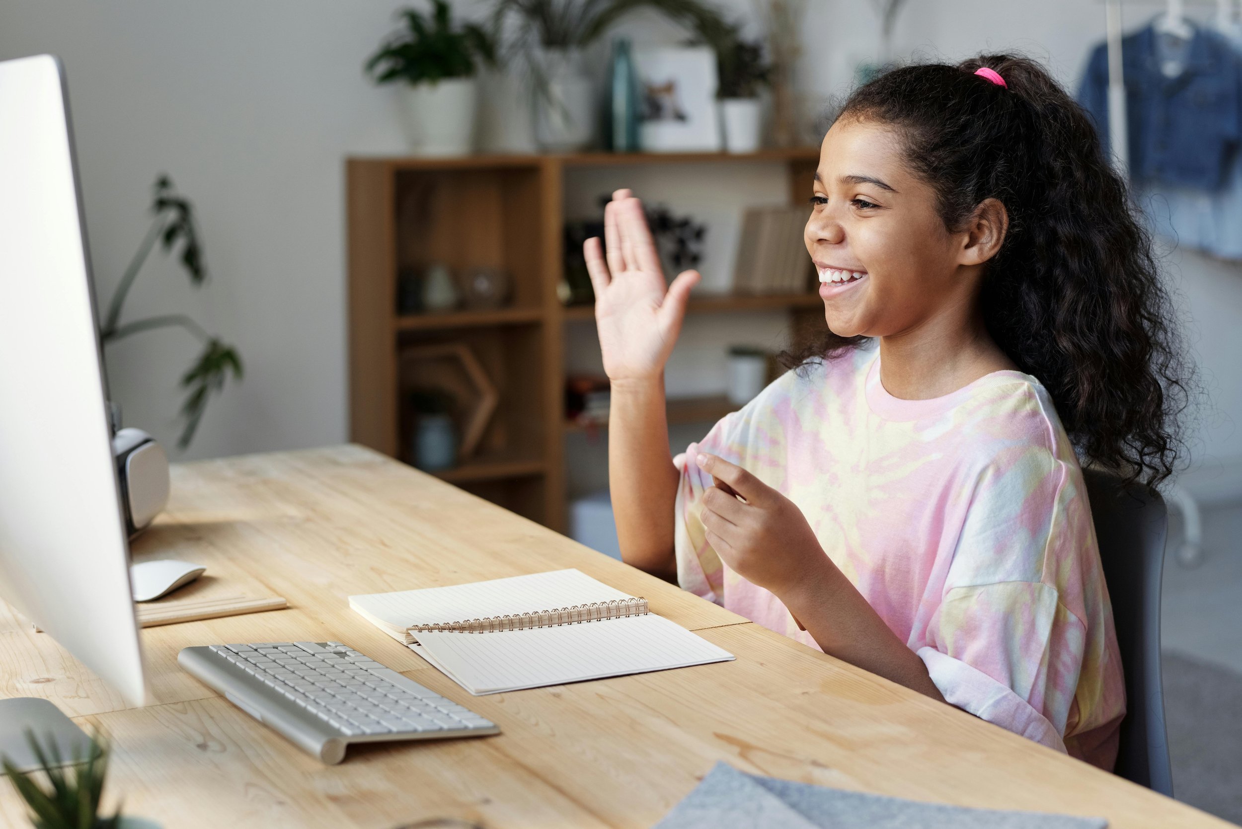 A student working with support for a learning difficulty